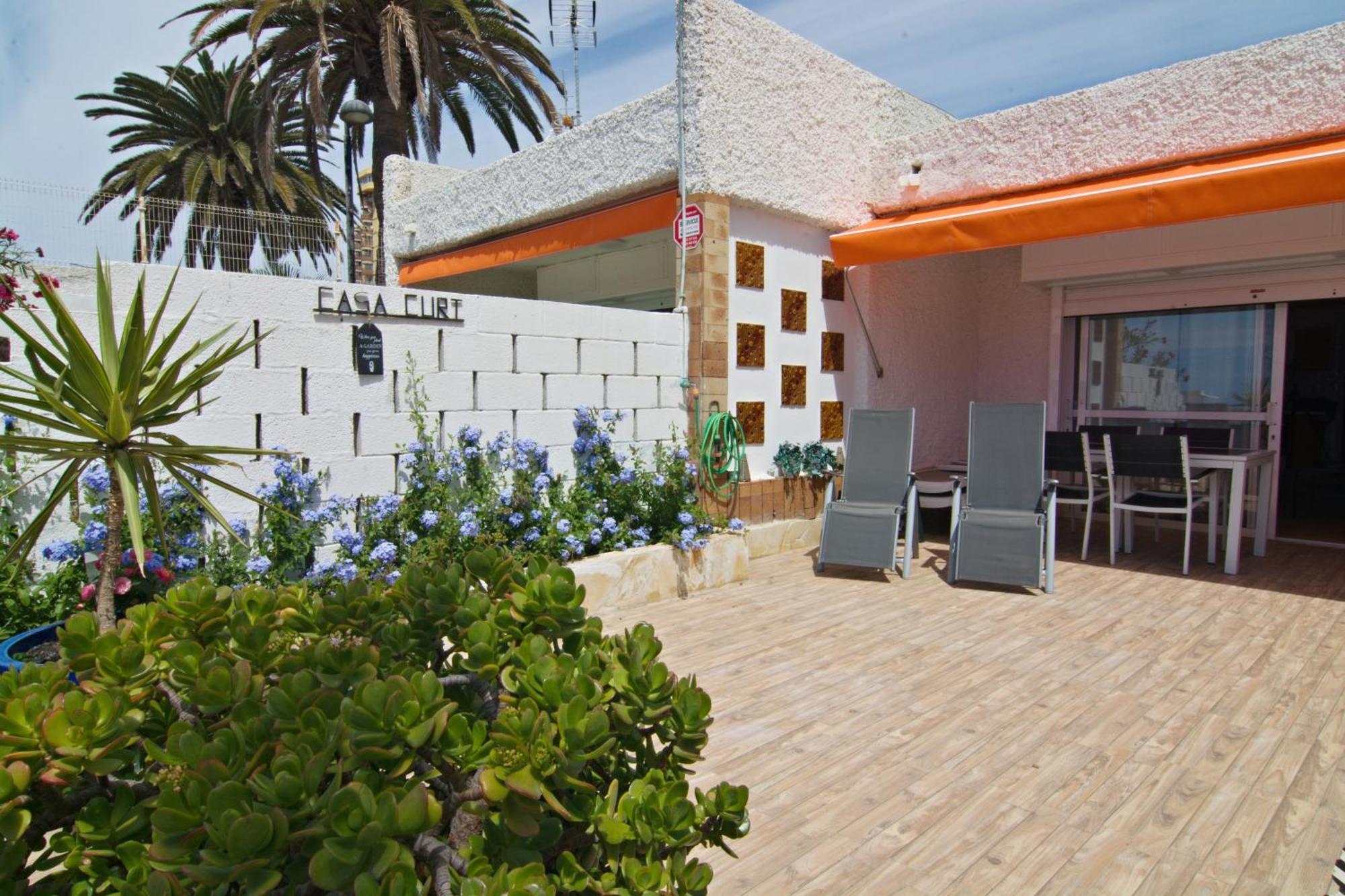 阿罗纳Casa Curt, Vista Mar Y Playa别墅 外观 照片