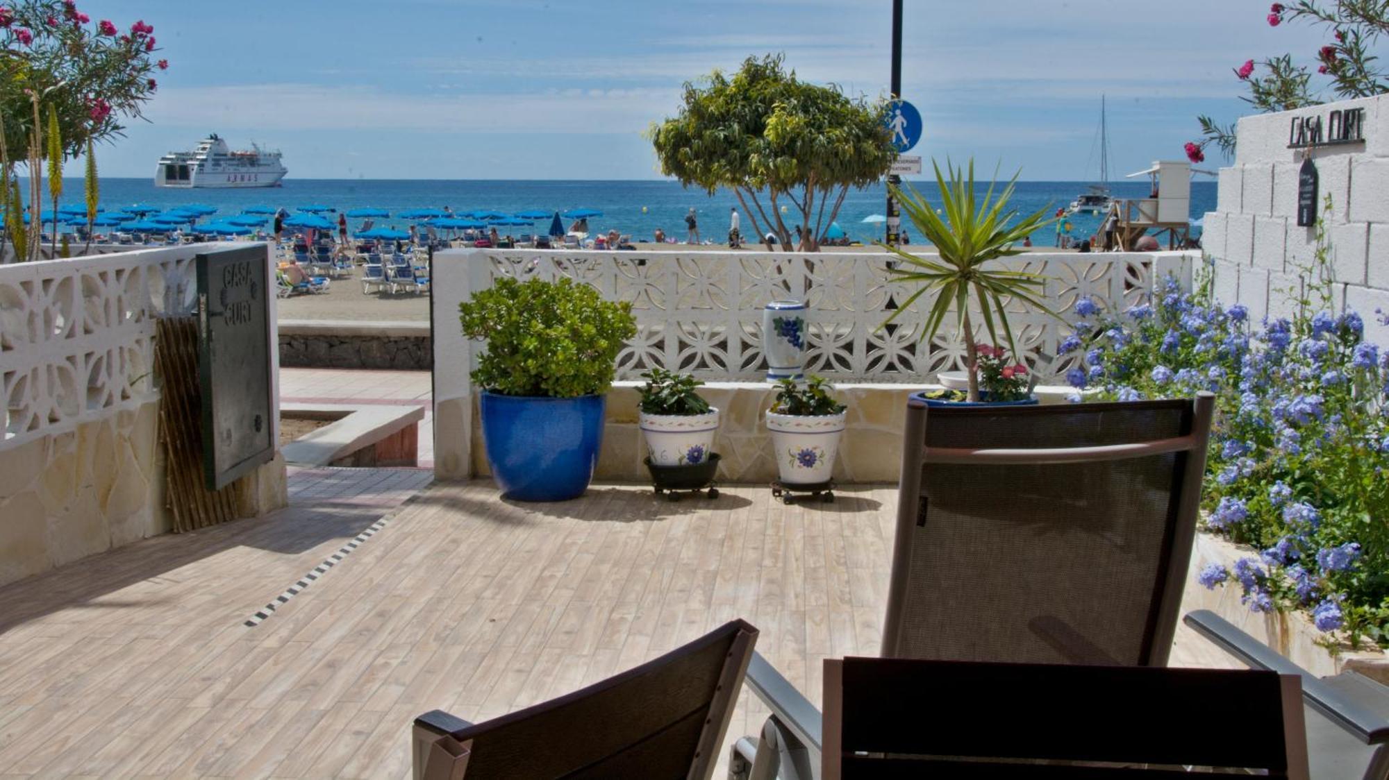 阿罗纳Casa Curt, Vista Mar Y Playa别墅 外观 照片